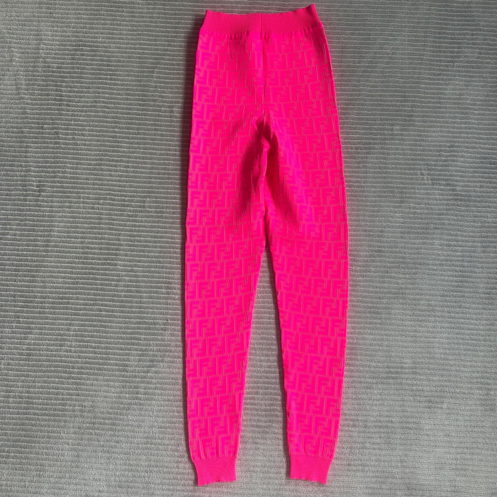 Fendi Vibrant Pink leggings